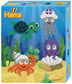 HAMA - ANIMAUX MARINS 2500 PERLES